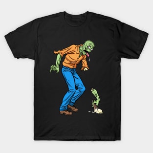 Sad Zombie and Ice Cream Cone T-Shirt